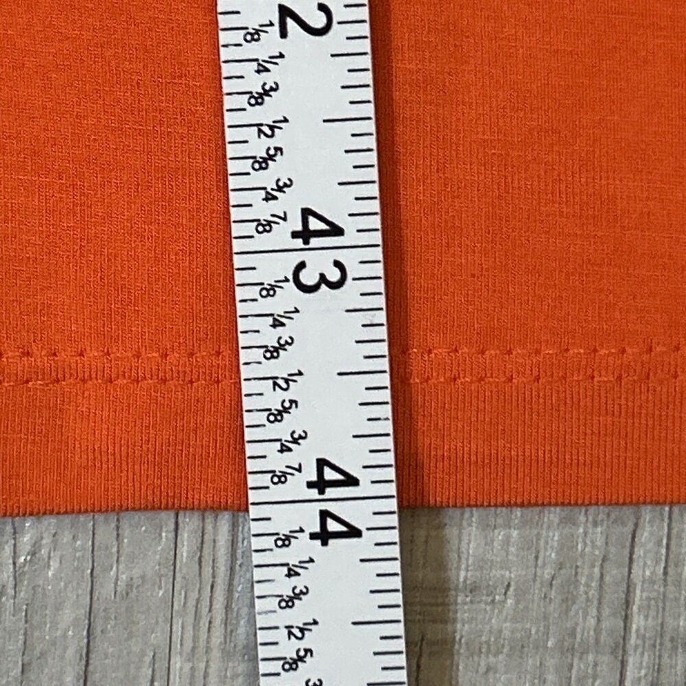 Ava & Viv Plus Size 1X Orange V Neck Dolman Short Sleeve Dress NWT - Picture 12 of 16
